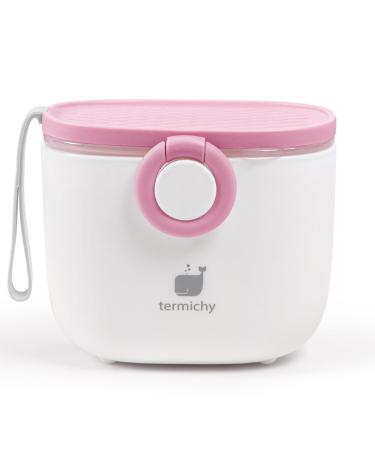 Termichy Milk Powder Dispenser Pot - Formula Dispenser for Baby - 250g(Deep Pink) Deep Pink 1 St cke