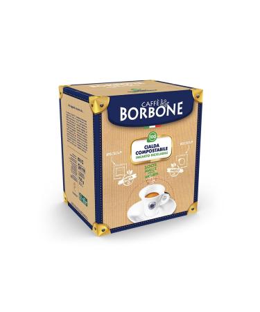 Caff Borbone Gold Mix Coffee Pods - 100 Compostable ESE Compatible Pads | Eco-Friendly & Recyclable Packaging - Buy Online on SooperMarket.com