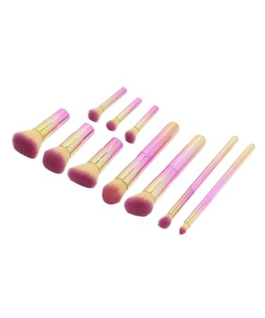 Zetiling 10PCS Makeup Brush Set - Portable Eyebrow Eyeshadow Powder & Concealer Brushes for Flawless Makeup Application - Buy Online on SooperMarket.com