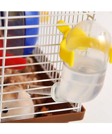 50Ml Pets Hamster Drinking Water Dispenser Small Animal Feeder Bottles Yellow Practical - Buy Online on SooperMarket.com
