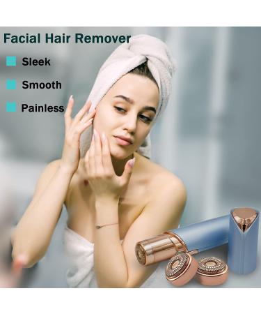 Facial Hair Remover Replacement Heads Gen 2 for Flawless Finishing Touch - 6 Pack, 18K Gold-Plated - Double Haolo - As Seen On TV - Buy Online on SooperMarket.com
