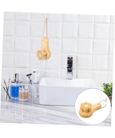 FOYTOKI Facial Wash Brush with Wooden Handle Face Sponges for Cleansing Pore Cleansing Brush Skin Care Tools Exfoliating Face Scrubber Facial Scrubber Facial Exfoliator Face Exfoliator - Buy Online on SooperMarket.com