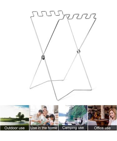 Trash Bags Holder Stand Outdoors Portable Trash Bag Rack Folding Garbage Holder Stand for Camping Picnic BBQ Camping Recycling Suitable in Bedroom Kitchen - Buy Online on SooperMarket.com