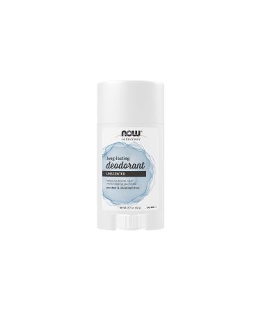Now Foods Solutions Long Lasting Deodorant Unscented 2.2 oz (62 g)