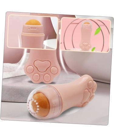 BELLIFFY 1pc Volcanic Stone Oil-absorbing Ball Facial Volcano Stone Roller for Face Volcanic Rock 7.5x3cm Pink - Buy Online on SooperMarket.com