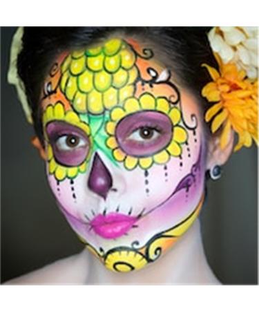 Go Ho Cream Yellow Face Paint (2.37oz 70ml) | Water Based Makeup for SFX Cosplay & Halloween Costumes - Buy Online on SooperMarket.com