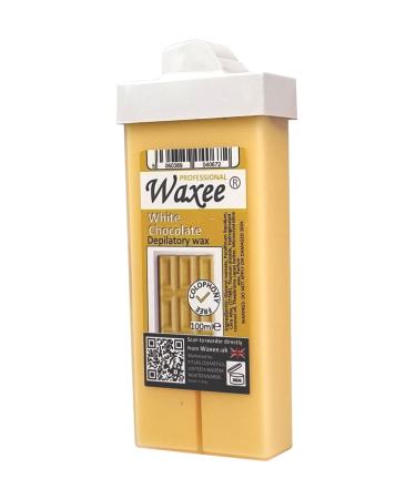 3 x Small roller head 100ml roll-on wax cartridge Warm Soft Wax WHITE CHOCOLATE for underarm and bikini area