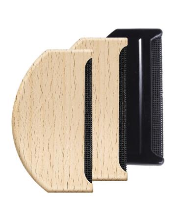 3 pieces comb sweater razor woolen ridge wood Pilling fluff fabric lint remover manual portable clothing brush tools for de-pilling clothing knit wool