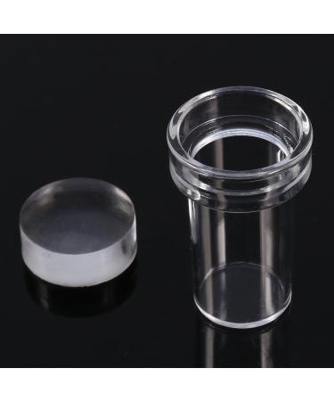Nail Art Stamper Scraper Set Fashionable Transparent Silicone Nail Polish Transfer Manicure Tool for Women - Buy Online on SooperMarket.com