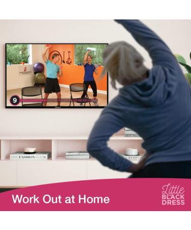 Little Black Dress Full Body Exercise DVD for Women Seniors and Beginners | 8-Minute Low-Impact Workouts at Home with Healthy Eating Guidance - Buy Online on SooperMarket.com
