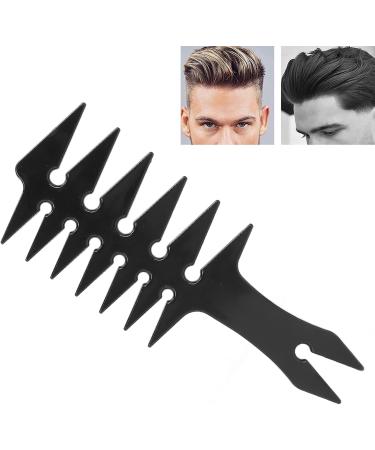 Wide Tooth Hair Comb Double Sided Oil Styling Comb for Men Portable ABS Material (Black) - Buy Online on SooperMarket.com