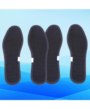 EXCEART 2 Pairs Bamboo Charcoal Odor Control Shoe Insoles - Size 40 Black 24x5cm - Buy Online on SooperMarket.com
