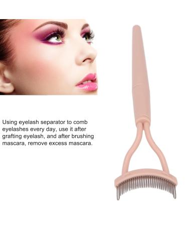 Stainless Steel Eyelash Comb & Separator | Portable Mascara Applicator - Perfect Eyelash Definer & Arc Design - Buy Online on SooperMarket.com