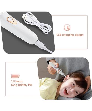 Silicone Electric Earwax Removal Kit - Gentle Ear Cleaning Tool with LED Light for Kids and Adults - Buy Online on SooperMarket.com