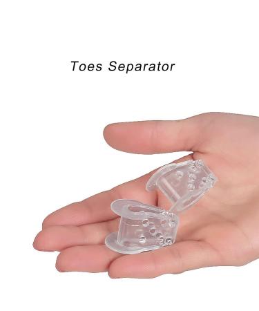 Comfortable Big Toe Spacers - Prevent Blistering & Reduce Friction - 2pcs for Bunion Relief - Buy Online on SooperMarket.com