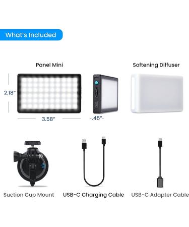 Lume Cube Video Conference Lighting Kit | Remote Working Lighting Accessory | Adjustable Brightness & Color Temperature | Laptop Mount Included - Buy Online on SooperMarket.com