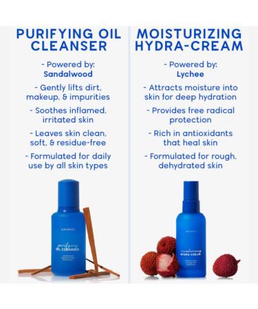 AAVRANI Everyday Nourishing Duo - Purifying Oil Cleanser & Moisturizing Hydra-Cream for Hydrated Skin | International Shipping Available - Buy Online on SooperMarket.com