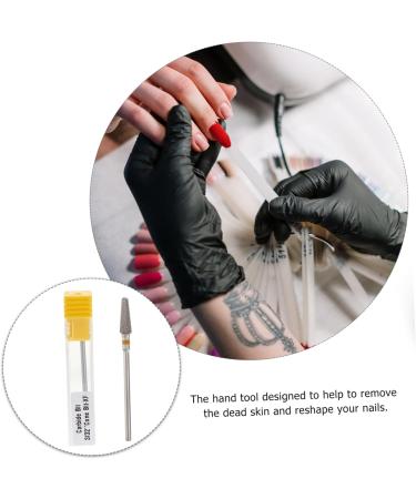 Beavorty Remove Dead Skin nails drill bits manicure drill bits nail grinding head nail drill bits set Tungsten steel Polish Nail medium Yellow - Buy Online on SooperMarket.com