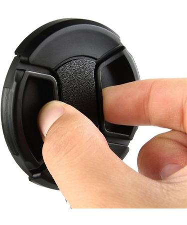 77MM Front Lens Filter Snap On Pinch Cap - 5 Pcs Bundle | DSLR SLR Camera Lens Protector Cover - Buy Online on SooperMarket.com