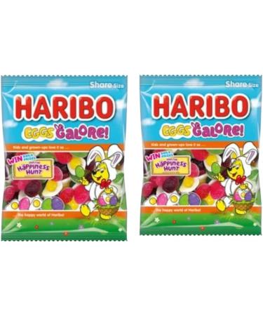 2 x Haribo Eggs Galore Multipack 160g- Egg Hunt Sharing Bag- Easter Egg Hunt 2024-Approx 20 Mini Bags - Buy Online on SooperMarket.com