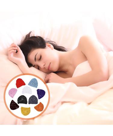Lurrose 10pcs Crochet Hair Nets - Mesh Knit Snood Hat for Night Sleeping & Hair Care - Buy Online on SooperMarket.com