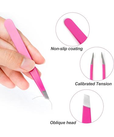Sularpek Stainless Steel Slant Tweezer - Precision Eyebrow & Facial Hair Remover Set for Women and Men - Buy Online on SooperMarket.com