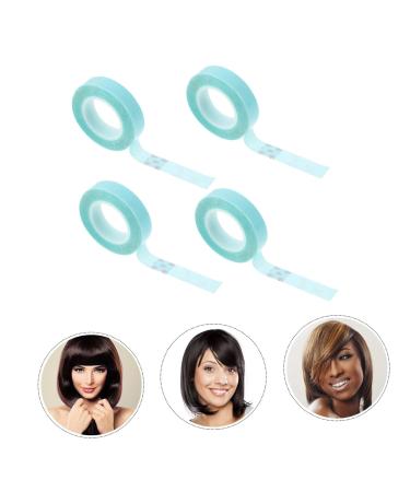 Mikinona 4 Rolls Wig Double Sided Tape Hair Extension Extension Supplies Adhesive Strips for Hair Extension Hair Extension Accessories Waterproof Wig Tape Hair Extension Holder medium Blue - Buy Online on SooperMarket.com