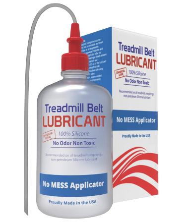 Treadmill Belt Lubricant | 100% Silicone | USA Made | No Odor & No Propellants | Applicator Tube for Full Belt Width Lubrication at a Controlled Flow-So Easy