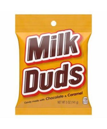 Hershey Milk Duds 5oz /141g Box (Milk Chocolate Coated Caramel Balls)