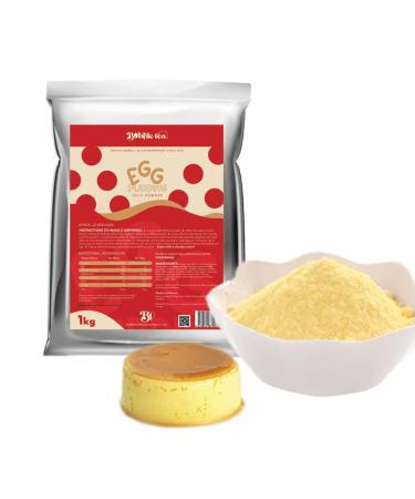 Zacely Egg Pudding Powder - Protein Pudding for Dessert Toppings & Bubble Tea - Egg Pudding Jelly Powdered Form - Easy to Make Dried Egg Pudding Powder (1kg)