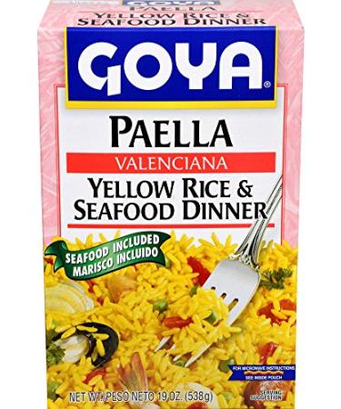 Goya Dinner Mix, Paella Yellow Rice and Seafood, 19 Ounce