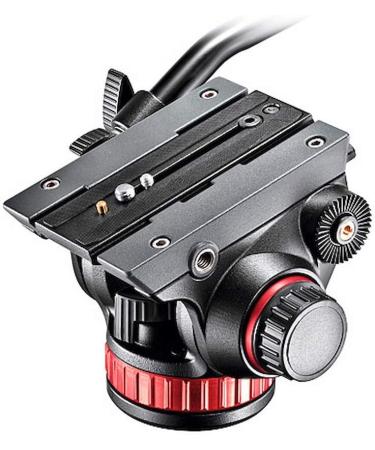 Manfrotto MVH502AH Video Head for Compact and DSLR Cameras - Ideal for Filming, Videography, Vlogging, and Live Streaming - Buy Online on SooperMarket.com