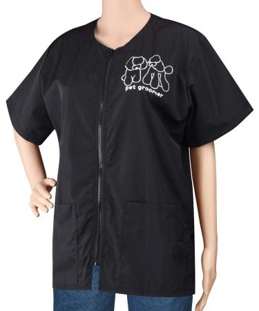 Shop XL Waterproof Antistatic Pet Groomer Uniforms | No Lifting Short-Sleeved Work Clothes for Men & Women - Ideal for Pet Shops - Buy Online on SooperMarket.com
