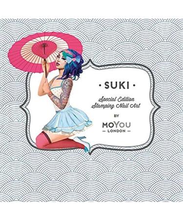 MoYou-London Stencil Suki Collection 06 - Unique Nail Art Stencils for Stunning Designs | International Shipping Available - Buy Online on SooperMarket.com