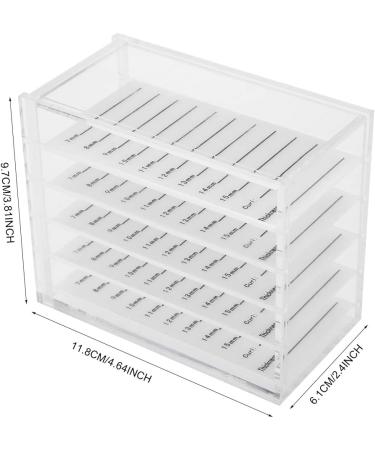 Premium 5-Layer Eyelashes Storage Box | Organizer Case for False Eyelashes & Adhesive Pallet | Durable Makeup Storage Solution - Buy Online on SooperMarket.com