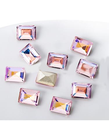 Crystal Nail Rhinestones Clear Nails Gems Stones 10Pcs Pointed Back Rhinestones Diamond Gems For Nail Art Supplies Nail Art Decorations Kits Nail Art Decorations Stickers ND953