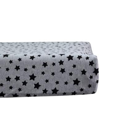 JYOKO KIDS Changing Mat Cover - Black Star (70 x 50 cm) | International Shipping Available - Buy Online on SooperMarket.com