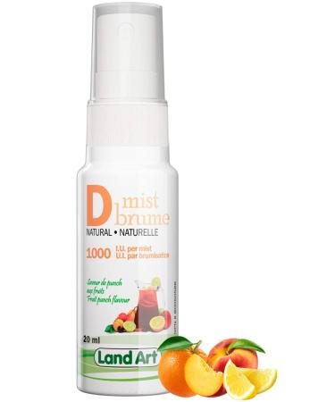 Vitamin D3 Spray - 1000 IU per Spray - 120 Doses Boost Your Immune System - Support Your Bones Sugar Free Non-GMO Gluten Free - Made in Canada 20 ml (Pack of 1)