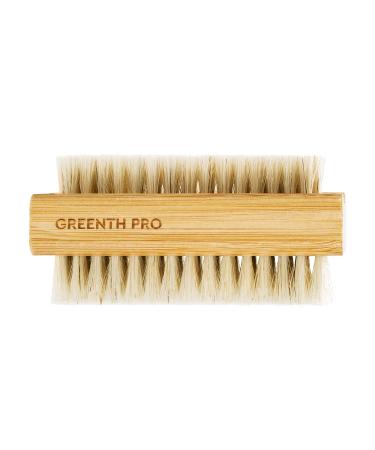 GREENTH PRO 100% Boar Bristle Nail Brush Set - 3PCS Wooden Nail Scrub Brush for Toes and Nails Cleaning - Buy Online on SooperMarket.com