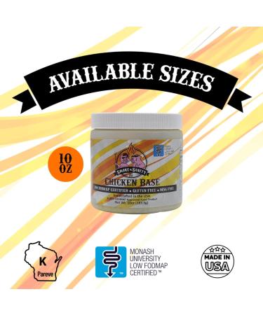 Smoke n Sanity Chicken Base - Low FODMAP Certified, Gluten & Dairy Free (10.0 oz Jar) - Buy Online on SooperMarket.com