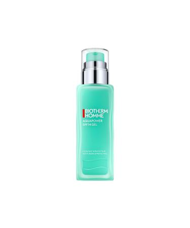 Biotherm Homme Aquapower SPF14 Face Gel Refreshing Day Cream for Men with Life Plankton and Oligo Minerals Nourishes and Protects Against UV Radiation and Environmental Affects 75 ml