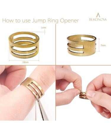 BEADNOVA 6mm Assorted Colors Open Jump Rings for Jewelry Making (900Pcs) - Buy Online on SooperMarket.com