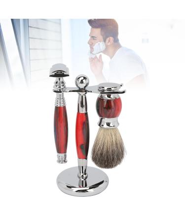 Beard Bowl Brush Set - Premium Beard Brush & Resin Stand for Men's Grooming Care - Buy Online on SooperMarket.com