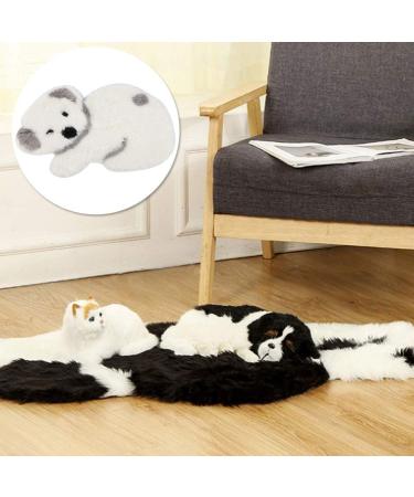 Pet Bed Soft Plush Comfortable 33.9x23.6x1.2in Pet Mattress for Puppy Cats for Four Seasons(Koala Dark Gray) - Buy Online on SooperMarket.com