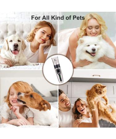 Enjoyfeel Dog Grooming Clippers Electric Pet Trimmer Cordless and Low Noise Grooming Set for Dogs Cats Professional USB Rechargeable Hair Shaver Set - Buy Online on SooperMarket.com