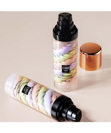Step Color Corrector & Tricolor Isolation Cream - Face Makeup Primer Invisible Pore Moisturizer & Concealer Foundation | Teksome International Shipping - Buy Online on SooperMarket.com