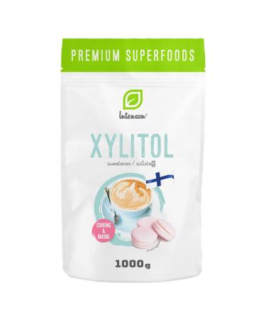 Intenson - Xylitol Sugar 1kg | Xylitol from Finland 1000g | Birch Sugar 100%.