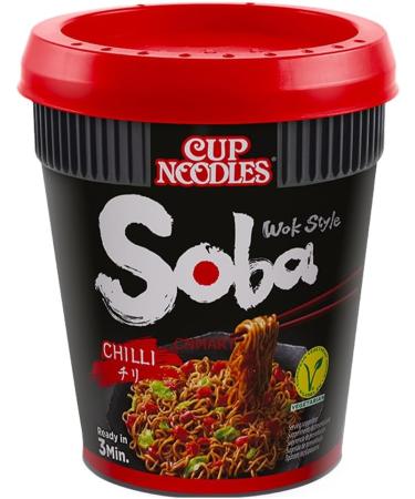 Nissin Soba Cup Noodles Chilli Flavour Wok Style 92g (Pack of 20) by CNMART - Buy Online on SooperMarket.com