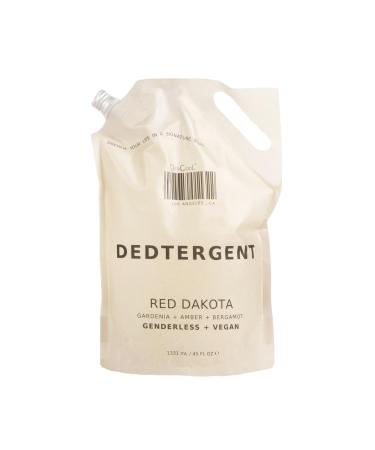DedCool Liquid Laundry Dedtergent (Red Dakota Refill 45 fl oz) Luxurious Fragrance Scented Remove Stains Ideal for 60 Washes Infused with Natural Essential Oil Vegan Non-Toxic & Dye Free