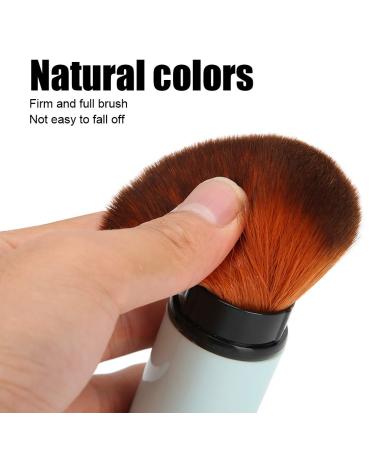 Portable Powder Brush for Flawless Makeup | Travel-Friendly Cosmetic Brush with Lid - Ideal for Blush & Primer - Buy Online on SooperMarket.com